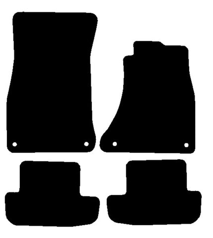 Audi A5 (S5 / RS5) Cabriolet/Coupe 2007-2016 Tailored Luxury Carpet Car Mats HITECH