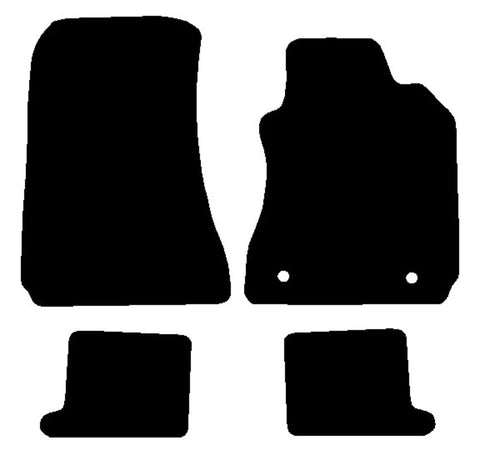 Alfa Romeo Brera 2006-2010 Tailored Luxury Carpet Car Mats HITECH