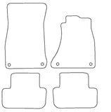 Audi A4 (B8) Incl RS4 2008-2016 Tailored VS Rubber Car Mats
