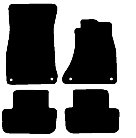 Audi A4 (B8) Incl RS4 2008-2016 Tailored Luxury Carpet Car Mats HITECH