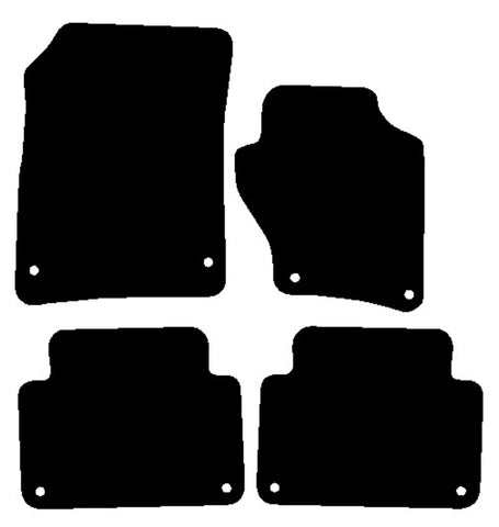 Audi Q7 2005-2015 Tailored Premium Carpet Car Mats HITECH