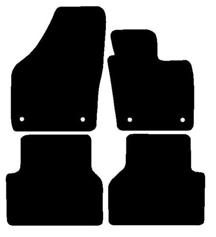 Audi Q3 2011-2018 Tailored Luxury Carpet Car Mats HITECH