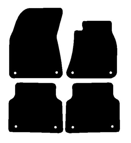 Audi A8 SWB 2010-2017 Tailored Premium Carpet Car Mats HITECH