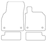 Audi TT Coupe Mk3 2014-2023 Tailored VS Rubber Car Mats