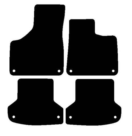 Audi RS3 Sportback 2011-2012 Tailored Luxury Carpet Car Mats HITECH