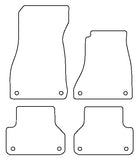 Audi A4 (B9) with Rear Fixings 2016-2019 Tailored VS Rubber Car Mats