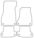 Audi A5 (S5 / RS5) Coupe 2016 onwards Tailored VS Rubber Car Mats