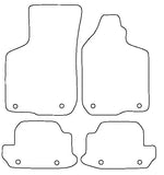 Audi S3 With Recaro Seats 1997-2003 Tailored VS Rubber Car Mats