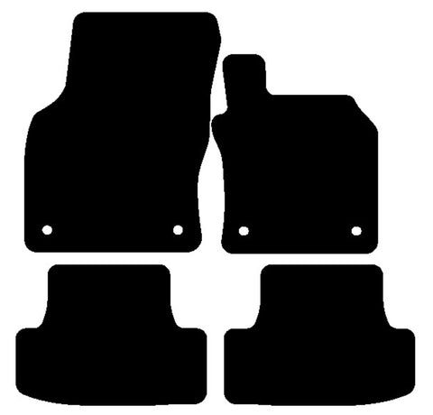 Audi Q2 2016 onwards Tailored Luxury Carpet Car Mats HITECH