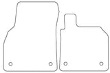 Audi TT Roadster Mk3 2014 onwards Tailored VS Rubber Car Mats