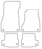 Audi A5 (S5 / RS5) Cabriolet 2016 onwards Tailored VS Rubber Car Mats