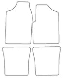 Alfa Alfetta 2000 Saloon 1972-1987 Tailored VS Rubber Car Mats
