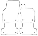 Audi A3 Cabriolet 2013-2020 Tailored VS Rubber Car Mats