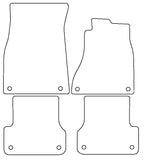 Audi A7 (S7 / RS7) 2010-2018 Tailored VS Rubber Car Mats