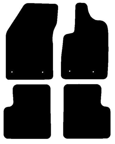 Alfa Giulietta Automatic  2014-2016 Tailored Premium Carpet Car Mats HITECH