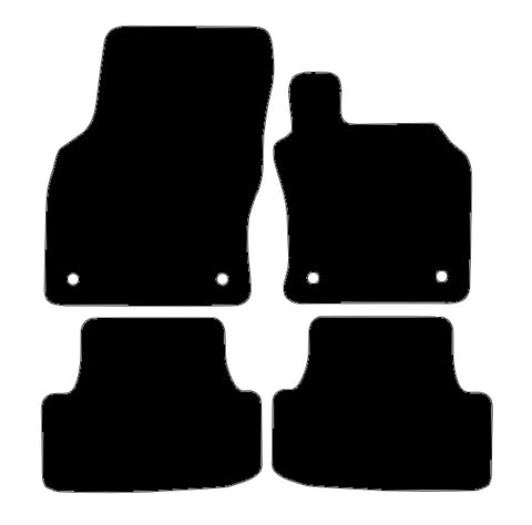 Audi A3 Sportback & Saloon 2020 onwards Tailored Premium Carpet Car Mats HITECH