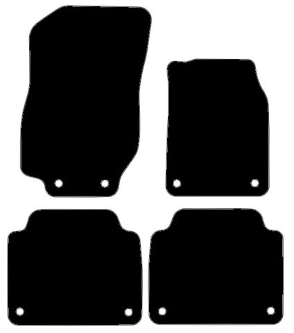Audi A8 SWB 2017 onwards Tailored Standard Carpet Car Mats HITECH