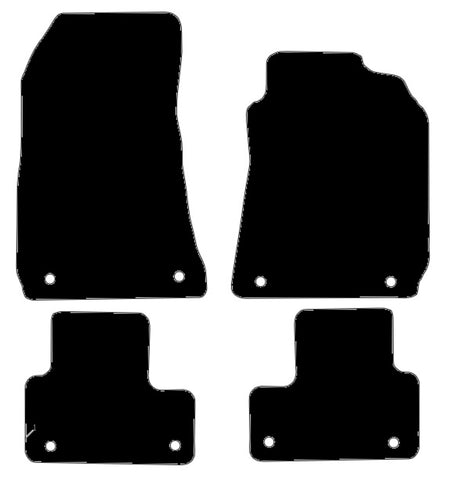 Alfa Romeo 159 (Fixings 4X ) 2005-2011 Tailored Premium Carpet Car Mats HITECH