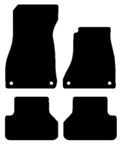 Audi A4 (B9) Without Rear Fixings 2020 onwards Tailored Luxury Carpet Car Mats HITECH