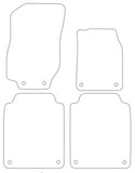 Audi A8 LWB 2017 onwards Tailored VS Rubber Car Mats