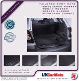 Genuine Hitech Toyota Avensis Estate 09-15 (covering storage space) Carpet / Rubber Dog / Golf / Pets Boot Liner Mat