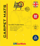 MG MGF 1996-2004 Black Tailored Carpet Car Mats HITECH