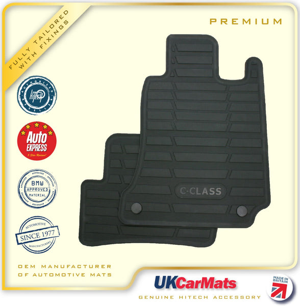 Mercedes C Class W204 Automatic Saloon/Estate 2007-2014 Tailored Premium TPE Rubber Car Mats