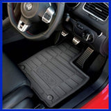 VW Golf MK5/MK6 FOR ROUND STUD 2007-2012 Premium Moulded TPE Rubber Car Mats