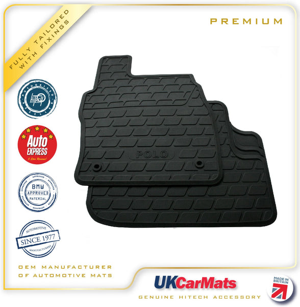 VW Polo 2018 onwards Premium Moulded TPE Rubber Car Mats