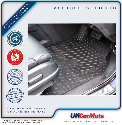 VW Transporter T5 - 2 Pc Fronts - 2003-2015 Tailored VS Rubber Car Mats