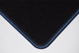 Jeep Wrangler 4Dr (JK) Double Eyelet 2007-2017 Black Tailored Carpet Car Mats HITECH