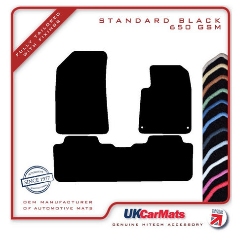 Citroen C5 2000-2007 Black Tailored Carpet Car Mats HITECH