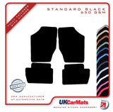 Citroen C4 Hatchback / Coupe 2004-2010 Black Tailored Carpet Car Mats HITECH