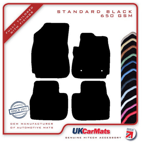 Citroen C4 Cactus 2014 onwards Black Tailored Carpet Car Mats HITECH