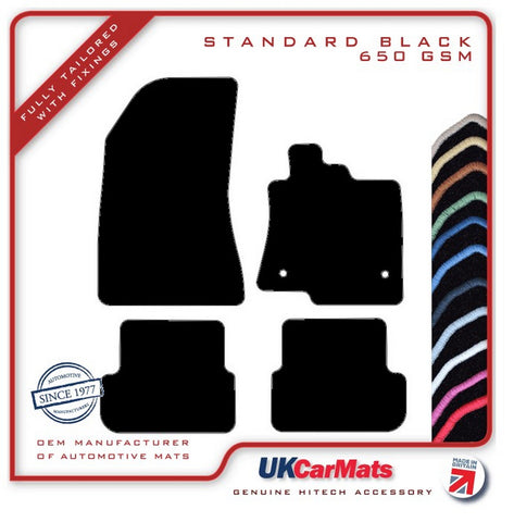 Dacia Sandero III 2020 onwards Black Tailored Carpet Car Mats HITECH