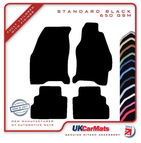 Ford Mondeo 1992-2000 Black Tailored Carpet Car Mats HITECH