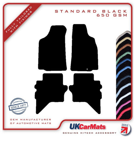 Ford Ranger 2006-2011 Black Tailored Carpet Car Mats HITECH