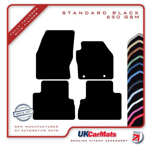 Ford C-Max 2010-2019 Black Tailored Carpet Car Mats HITECH