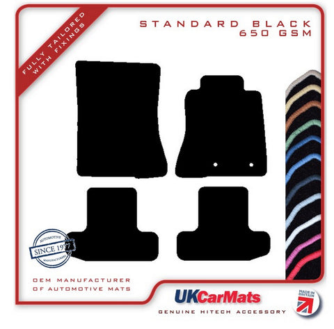 Ford Mustang (6th generation) 2015-2023 Black Tailored Carpet Car Mats HITECH