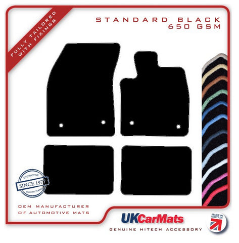 Ford Focus Mk4 Automatic 2018 onwards Black Tailored Carpet Car Mats HITECH