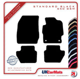 Ford Ka 3rd Generation 2016 onwards Black Tailored Carpet Car Mats HITECH