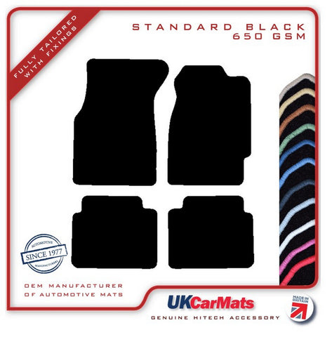 Honda Civic 2dr Coupe 1992-1995 Black Tailored Carpet Car Mats HITECH