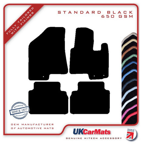 Hyundai ix35 2009-2015 Black Tailored Carpet Car Mats HITECH