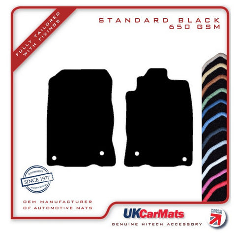 Honda CR-Z 2010-2016 Black Tailored Carpet Car Mats HITECH