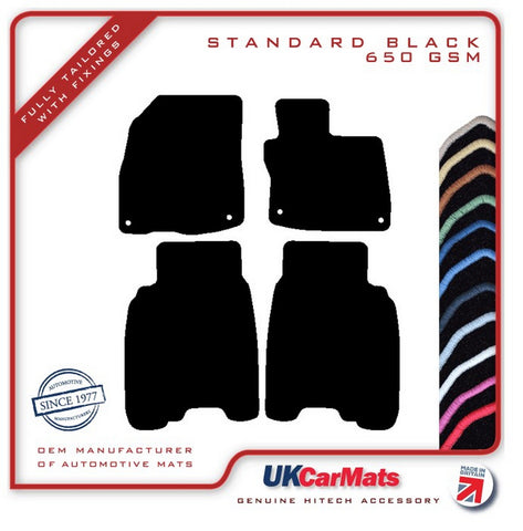Honda Civic 5dr 2008-2011 Black Tailored Carpet Car Mats HITECH