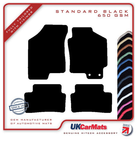 Hyundai Coupe SIII Facelift 2007-2009 Black Tailored Carpet Car Mats HITECH