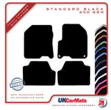 Hyundai Kona Electric 2017-2023 Black Tailored Carpet Car Mats HITECH