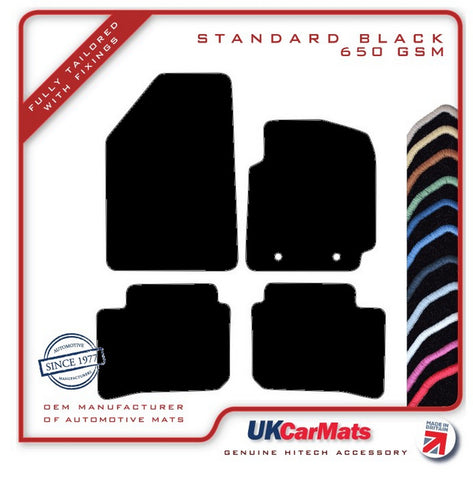 Hyundai i10 2019 onwards Black Tailored Carpet Car Mats HITECH