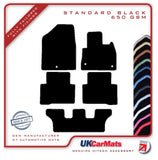 Hyundai Santa Fe (7 Seat) 2012-2018 Black Tailored Carpet Car Mats HITECH
