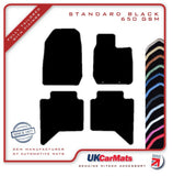 Isuzu D-Max V-Cross Separate Rears 2021 onwards Black Tailored Carpet Car Mats HITECH